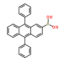 B-(9,10-diphenyl-2-anthracenyl)boronic acid Structure,597553-98-5Structure