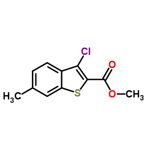 Methyl 3-chloro-6-methylbenzo[b]thiophene-2-carboxylate Structure,59812-34-9Structure