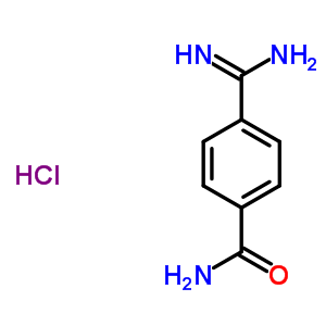 4-亚氨基苯甲酰胺盐酸盐结构式_59855-11-7结构式