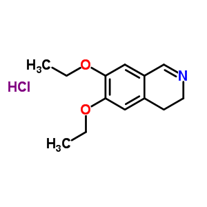 6,7-Diethoxy-3,4-dihydroisoquinoline hydrochloride Structure,59895-00-0Structure