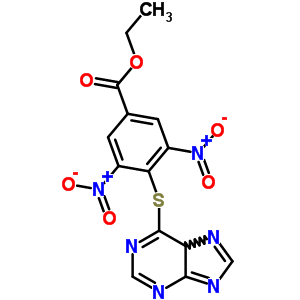 Ethyl 3,5-dinitro-4-(5h-purin-6-ylsulfanyl)benzoate Structure,59921-64-1Structure