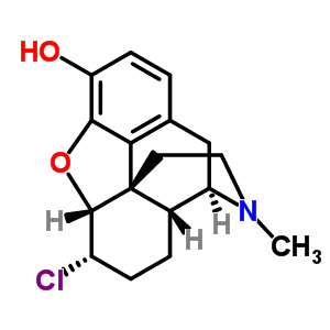 6α-chloro-4,5α-epoxy-17-methylmorphinan-3-ol Structure,59971-06-1Structure