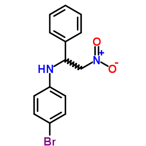 4-Bromo-n-(2-nitro-1-phenyl-ethyl)aniline Structure,60016-56-0Structure