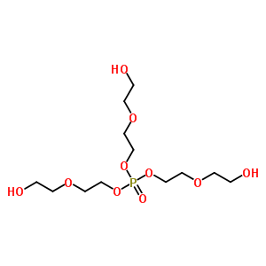 2-[2-[Bis[2-(2-hydroxyethoxy)ethoxy]phosphoryloxy]ethoxy]ethanol Structure,60021-26-3Structure