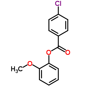 (2-Methoxyphenyl) 4-chlorobenzoate Structure,60036-51-3Structure