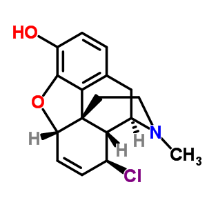 8β-chloro-6,7-didehydro-4,5α-epoxy-17-methylmorphinan-3-ol Structure,60048-95-5Structure