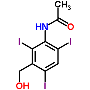 3’-(Hydroxymethyl)-2’,4’,6’-triiodoacetanilide Structure,60075-62-9Structure