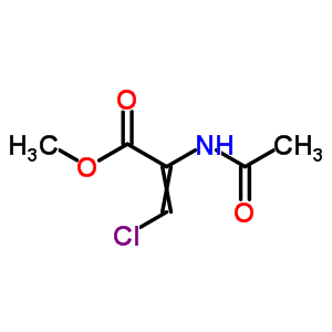 2-Propenoic acid,2-(acetylamino)-3-chloro-, methyl ester, (z)-(9ci) Structure,60084-47-1Structure