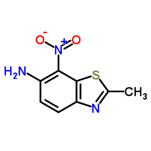 6-Benzothiazolamine,2-methyl-7-nitro-(9ci) Structure,60090-57-5Structure