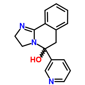 2,3,5,6-Tetrahydro-5-(3-pyridinyl)imidazo[2,1-a]isoquinolin-5-ol Structure,60151-19-1Structure