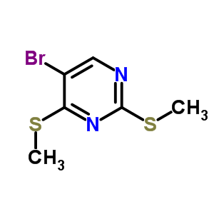 5-Bromo-2,4-bis(methylthio)pyrimidine Structure,60186-81-4Structure