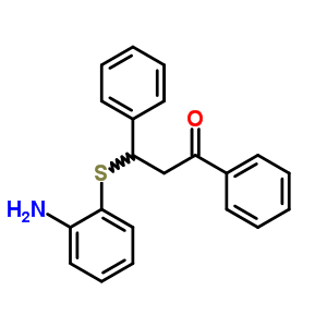 3-(2-氨基苯基)磺酰基-1,3-二苯基-丙烷-1-酮结构式_60246-64-2结构式