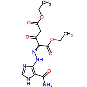 Pentanedioic acid,2-[2-[4-(aminocarbonyl)-1h-imidazol-5-yl]hydrazinylidene]-3-oxo-, 1,5-diethylester Structure,60298-00-2Structure