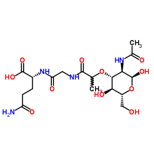 N-acetyl-demethylmuramyl-alanyl-isoglutamine Structure,60355-77-3Structure