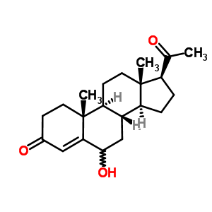 黄体酮结构图片