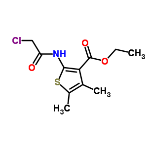 2-(2-Chloro-acetylamino)-4,5-dimethyl-thiophene-3-carboxylic acid ethyl ester Structure,60442-34-4Structure