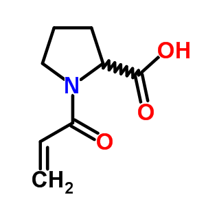 (9ci)-1-(1-氧代-2-丙烯基)-L-脯氨酸结构式_60460-30-2结构式