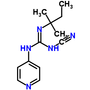 2-Cyano-1-tert-pentyl-3-(4-pyridyl)guanidine Structure,60560-31-8Structure