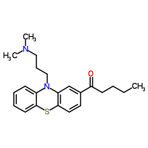 1-[10-[3-(Dimethylamino)propyl ]-10h-phenothiazin-2-yl ]-1-pentanone Structure,60563-11-3Structure