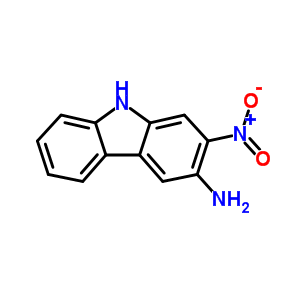 2-硝基-9H-咔唑-3-胺结构式_60564-31-0结构式