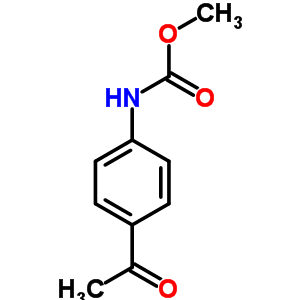 Carbamic acid, n-(4-acetylphenyl)-, methyl ester Structure,60677-43-2Structure