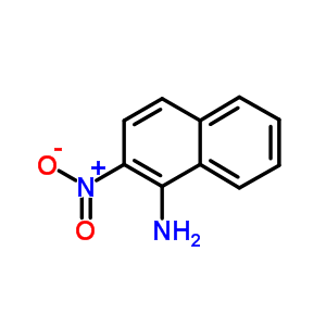 2-硝基萘-1-胺结构式_607-23-8结构式