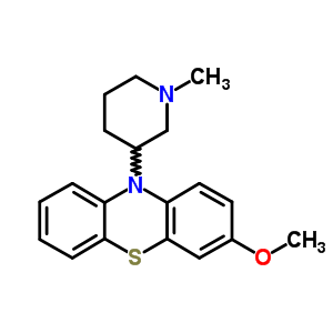 3-Methoxy-10-(1-methyl-3-piperidinyl)-10h-phenothiazine Structure,60706-48-1Structure