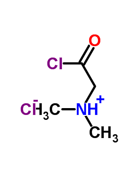 Dimethylaminoacetyl chloride hydrochloride, tech Structure,60853-81-8Structure