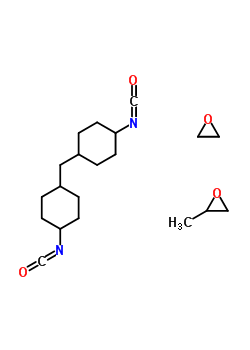 Methyl-oxirane polymer with 1,1-methylenebis4-isocyanatocyclohexane and oxirane Structure,60857-76-3Structure