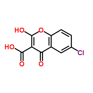 6-Chloro-4-hydroxy-2-oxo-2h-chromene-3-carboxylic acid Structure,6087-63-4Structure