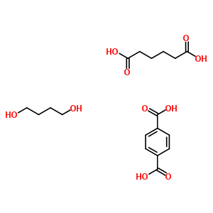 1,4-Benzenedicarboxylic acid, polymer with 1,4-butanediol and hexanedioic acid Structure,60961-73-1Structure