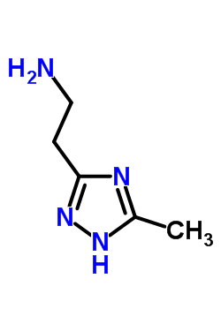 3-Methyl-1h-1,2,4-triazole-5-ethanamine Structure,61012-32-6Structure