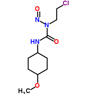 1-(2-氯乙基)-3-(4β-甲氧基-1α-环己基)-1-亚硝基脲结构式_61137-48-2结构式