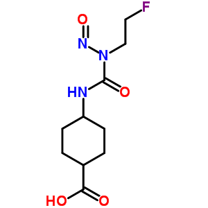 4α-[3-(2-氟乙基)-3-亚硝基脲啶]-1α-环己烷羧酸结构式_61137-62-0结构式