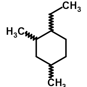 1-Ethyl-2,4-dimethylcyclohexane Structure,61142-69-6Structure