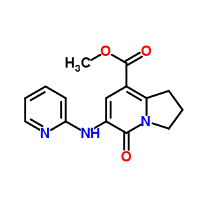 Methyl 5-oxo-6-(pyridin-2-ylamino)-1,2,3,5-tetrahydroindolizine-8-carboxylate Structure,612065-23-3Structure