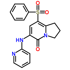 8-(Phenylsulfonyl)-6-(2-pyridinylamino)-2,3-dihydro-5(1h)-indolizinone Structure,612065-29-9Structure