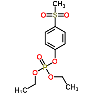 丰索磷氧砜结构式_6132-17-8结构式