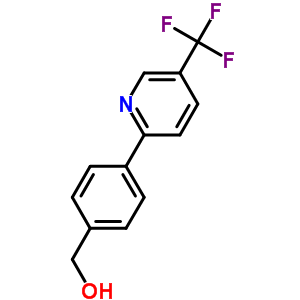 {4-[5-(Trifluoromethyl)-2-pyridinyl]phenyl}methanol Structure,613239-75-1Structure