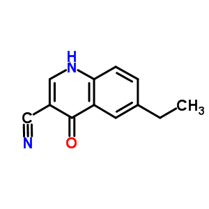 6-Ethyl-4-hydroxy-3-quinolinecarbonitrile Structure,61338-22-5Structure