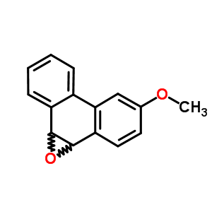 1a,9b-二氢-4-甲氧基菲并[9,10-b]环氧乙烯结构式_61346-14-3结构式