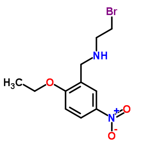 N-(2-bromoethyl)-2-ethoxy-5-nitrobenzylamine Structure,61361-59-9Structure