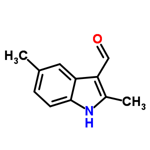 2,5-Dimethyl-1H-indole-3-carbaldehyde Structure,61364-25-8Structure