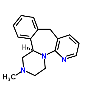 (R)-1,2,3,4,10,14b-六氢-2-甲基吡嗪并[2,1-a]吡啶并[2,3-c][2]苯氮杂卓结构式_61364-37-2结构式