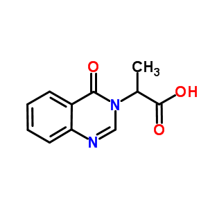 2-(4-Oxoquinazolin-3(4H)-yl)propanoic acid Structure,61381-36-0Structure