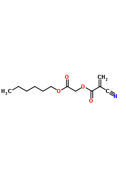 Carbohexoxymethyl 2-cyanoacrylate Structure,61434-04-6Structure