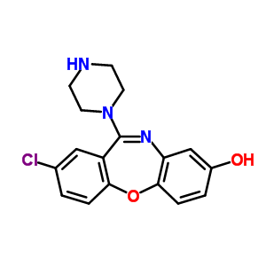 2-Chloro-11-(1-piperazinyl)-dibenz[b,f][1,4]oxazepin-8-ol Structure,61443-78-5Structure