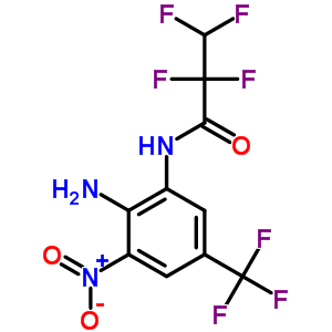 N-[2-amino-3-nitro-5-(trifluoromethyl)phenyl]-2,2,3,3-tetrafluoro-propanamide Structure,61444-62-0Structure