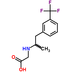 1-(3-Trifluoromethylphenyl)-2-(2-carboxymethyl)aminopropane Structure,61471-64-5Structure