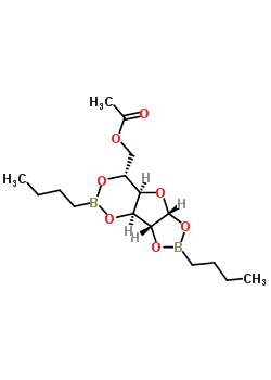 D-glucofuranose cyclic[1,2-3,5]bis(butylboronate)-6-acetate Structure,61501-06-2Structure